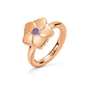Bloom Bliss Rose Gold Plated Mini Motif Ring-